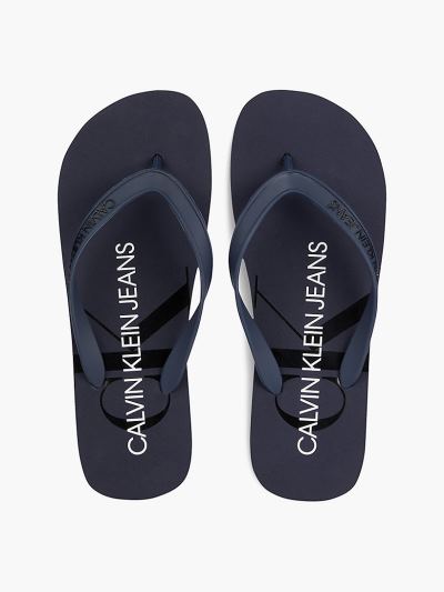 Calvin Klein Cipők HU021391 | Calvin Klein Tpu Upper Férfi Strandpapucs Sötétkék